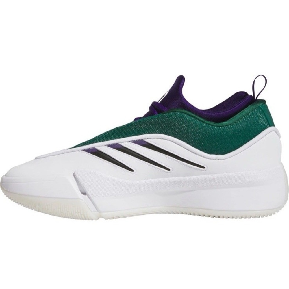 Adidas Dame 9 Low White Men's Size US 12 Sneakers Basketball NEW Shoes - Picture 4 of 9